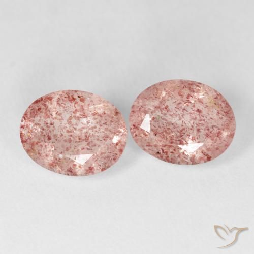 Shop natural 4.56ct ライトピンク ストロベリークォーツ gems, 楕円形, from ロシア at GemSelect. In stock, global shipping!