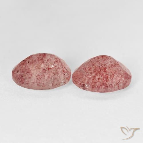 Shop natural 5.15ct Medium Light-Pink ストロベリークォーツ gems, 楕円形, from ロシア at GemSelect. In stock, global shipping!