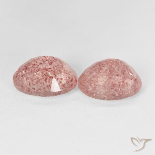 Shop natural 5.40ct アーシーピンク ストロベリークォーツ gems, 楕円形, from ロシア at GemSelect. In stock, global shipping!