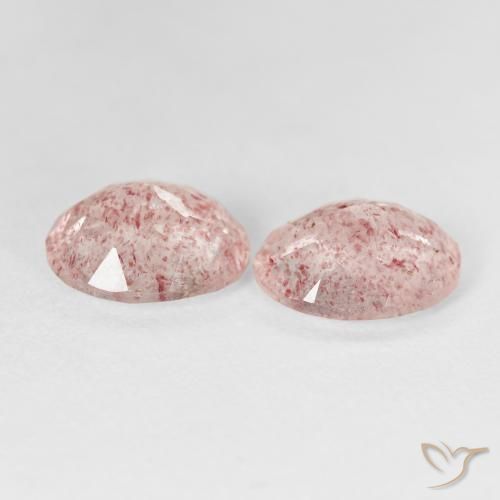 Shop natural 4.37ct ライトピンク ストロベリークォーツ gems, 楕円形, from ロシア at GemSelect. In stock, global shipping!