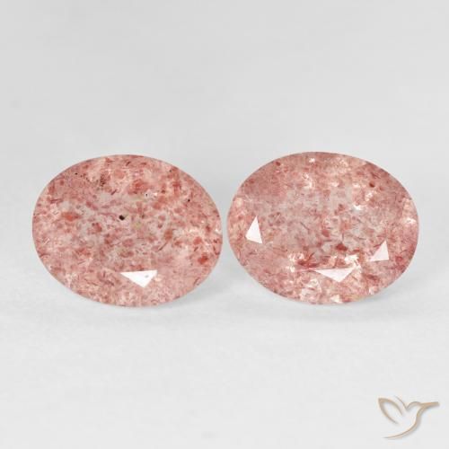 Shop natural 4.76ct ライトローズピンク ストロベリークォーツ gems, 楕円形, from ロシア at GemSelect. In stock, global shipping!
