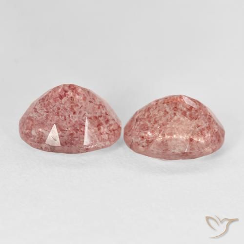 Shop natural 5.80ct ミディアムピンク ストロベリークォーツ gems, 楕円形, from ロシア at GemSelect. In stock, global shipping!