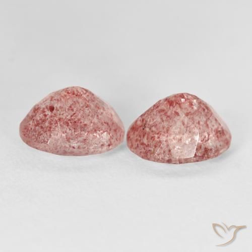 Shop natural 5.71ct ライトローズピンク ストロベリークォーツ gems, 楕円形, from ロシア at GemSelect. In stock, global shipping!