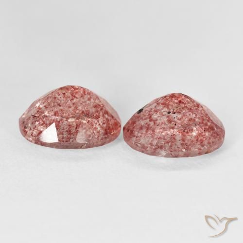 Shop natural 5.17ct ミディアムピンク ストロベリークォーツ gems, 楕円形, from ロシア at GemSelect. In stock, global shipping!