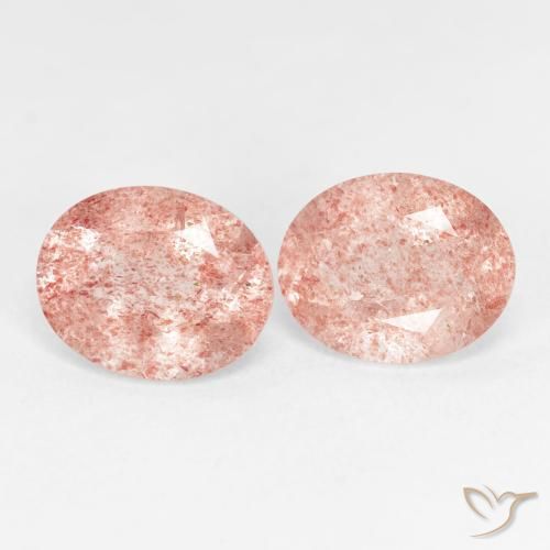 Shop natural 4.67ct アーシーピンク ストロベリークォーツ gems, 楕円形, from ロシア at GemSelect. In stock, global shipping!