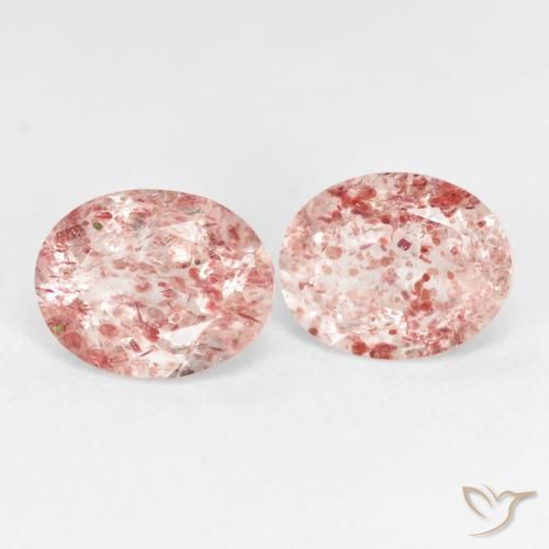 Shop natural 5.24ct アーシーピンク ストロベリークォーツ gems, 楕円形, from ロシア at GemSelect. In stock, global shipping!