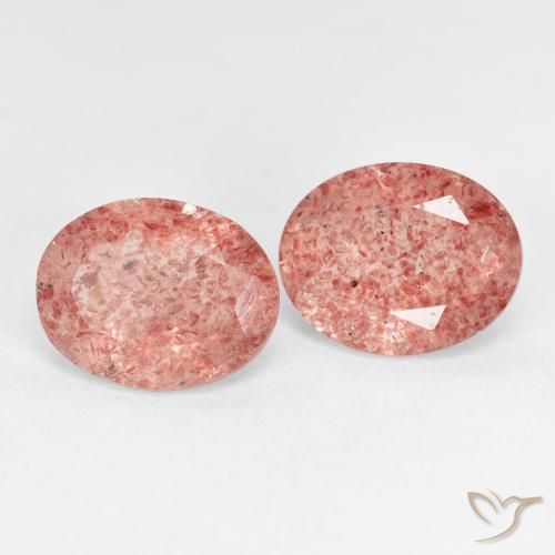 Shop natural 4.65ct ミディアムピンク ストロベリークォーツ gems, 楕円形, from ロシア at GemSelect. In stock, global shipping!