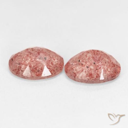 Shop natural 4.65ct ミディアムピンク ストロベリークォーツ gems, 楕円形, from ロシア at GemSelect. In stock, global shipping!