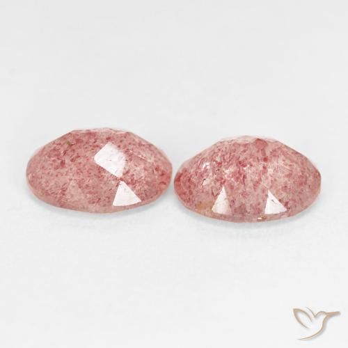 Shop natural 4.21ct ライトピンク ストロベリークォーツ gems, 楕円形, from ロシア at GemSelect. In stock, global shipping!