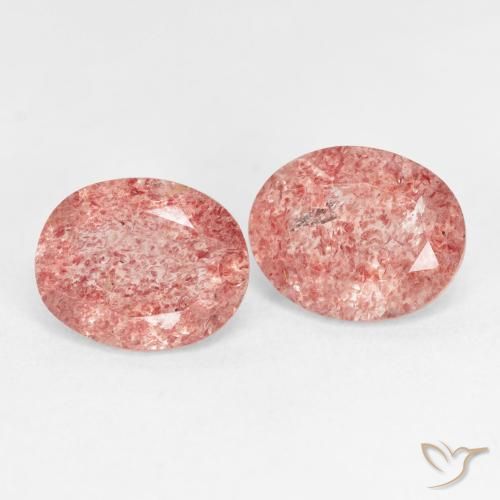 Shop natural 4.82ct インディアンレッド ストロベリークォーツ gems, 楕円形, from ロシア at GemSelect. In stock, global shipping!