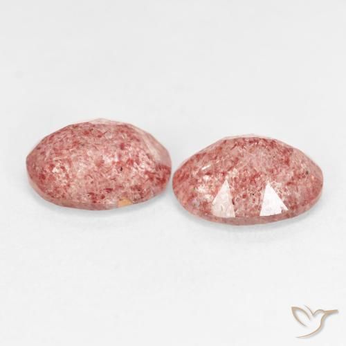 Shop natural 4.82ct インディアンレッド ストロベリークォーツ gems, 楕円形, from ロシア at GemSelect. In stock, global shipping!