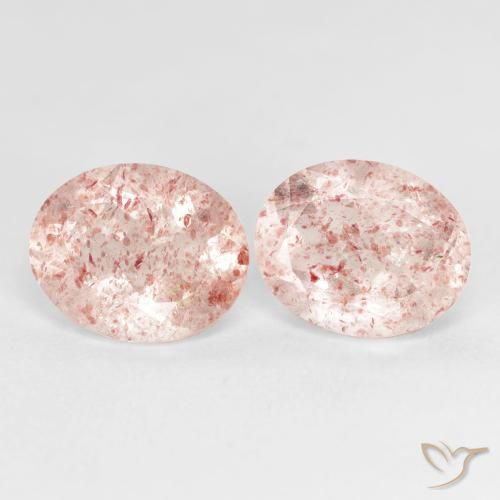 Shop natural 5.13ct ミディアムピンク ストロベリークォーツ gems, 楕円形, from ロシア at GemSelect. In stock, global shipping!
