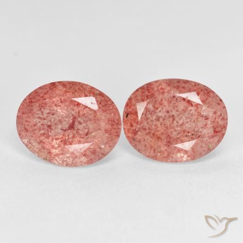 Shop natural 5.31ct ミディアムピンク ストロベリークォーツ gems, 楕円形, from ロシア at GemSelect. In stock, global shipping!