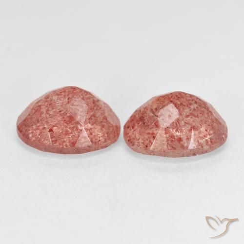 Shop natural 5.31ct ミディアムピンク ストロベリークォーツ gems, 楕円形, from ロシア at GemSelect. In stock, global shipping!