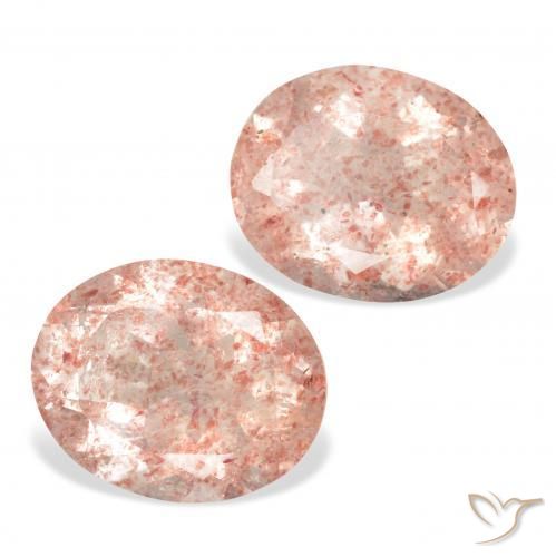 Shop natural 6.36ct ライトピンク ストロベリークォーツ gems, 楕円形, from ロシア at GemSelect. In stock, global shipping!