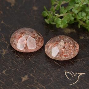 Shop natural 6.34ct ピーチオレンジ サンストーン gems, ラウンド, from インド at GemSelect. In stock, global shipping!