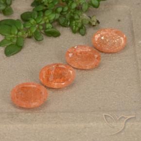 Shop natural 2.36ct ミディアムオレンジ サンストーン gems, 楕円形, from ロシア at GemSelect. In stock, global shipping!