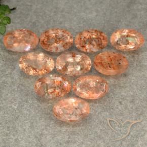 Shop natural 5.13ct 赤みがかったオレンジ サンストーン gems, 楕円形, from ロシア at GemSelect. In stock, global shipping!