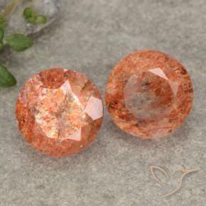 Shop natural 4.94ct 赤みがかったオレンジ サンストーン gems, ラウンド, from インド at GemSelect. In stock, global shipping!