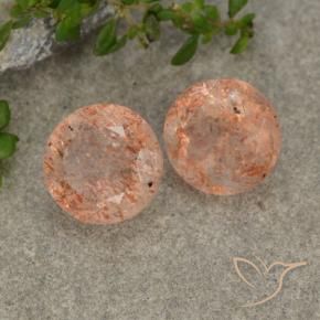 Shop natural 5.79ct ミディアム薄いオレンジ サンストーン gems, ラウンド, from インド at GemSelect. In stock, global shipping!