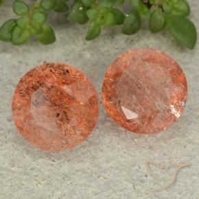 Shop natural 4.71ct 赤みがかったオレンジ サンストーン gems, ラウンド, from インド at GemSelect. In stock, global shipping!