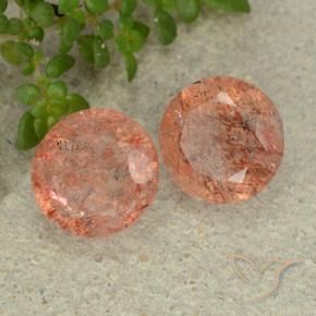 Shop natural 4.87ct 薄いタイガーオレンジ サンストーン gems, ラウンド, from インド at GemSelect. In stock, global shipping!