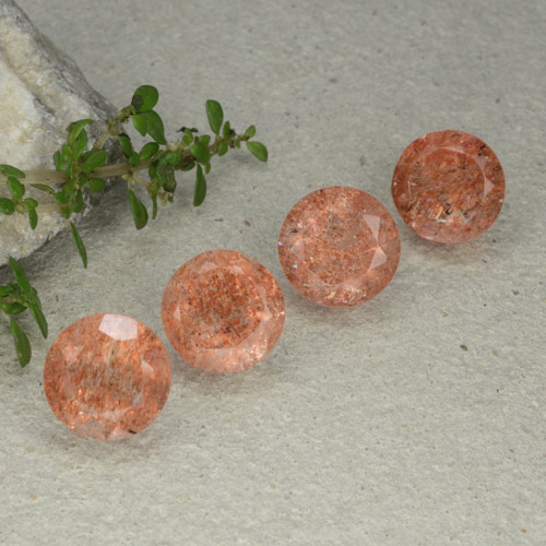 自然派の商品を探す 10.77ct 赤みがかったオレンジ サンストーン 宝石, ラウンドカット, インド からGemSelectで. 在庫あり、世界各国へ発送!