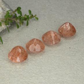 自然派の商品を探す 10.77ct 赤みがかったオレンジ サンストーン 宝石, ラウンドカット, インド からGemSelectで. 在庫あり、世界各国へ発送!