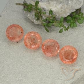 Shop natural 9.81ct ミディアム薄いオレンジ サンストーン gems, ラウンド, from インド at GemSelect. In stock, global shipping!