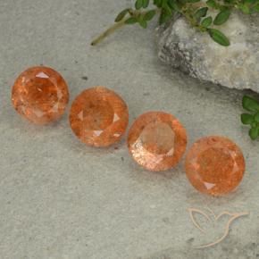 Shop natural 9.18ct ヤムオレンジ サンストーン gems, ラウンド, from インド at GemSelect. In stock, global shipping!