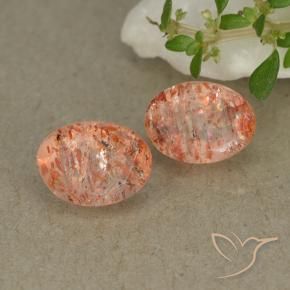 Shop natural 1.72ct ジンジャーオレンジ サンストーン gems, 楕円形, from ロシア at GemSelect. In stock, global shipping!
