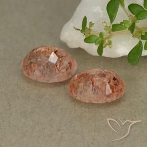 Shop natural 1.72ct ジンジャーオレンジ サンストーン gems, 楕円形, from ロシア at GemSelect. In stock, global shipping!
