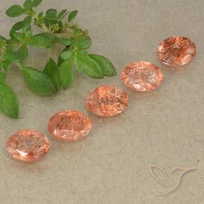 Shop natural 3.59ct 赤みがかったオレンジ サンストーン gems, 楕円形, from ロシア at GemSelect. In stock, global shipping!