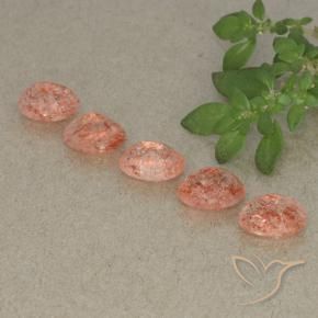 Shop natural 4.49ct ピーチオレンジ サンストーン gems, 楕円形, from ロシア at GemSelect. In stock, global shipping!