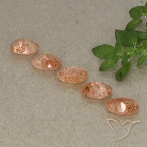 Shop natural 3.40ct 赤みがかったオレンジ サンストーン gems, 楕円形, from ロシア at GemSelect. In stock, global shipping!