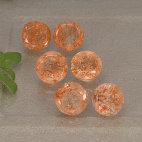 自然派の商品を探す 3.64ct 赤みがかったオレンジ サンストーン 宝石, ラウンドカット, インド からGemSelectで. 在庫あり、世界各国へ発送!