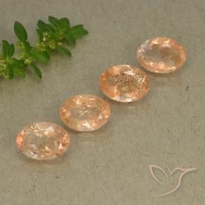 Shop natural 2.97ct カンタロープオレンジ サンストーン gems, 楕円形, from インド at GemSelect. In stock, global shipping!