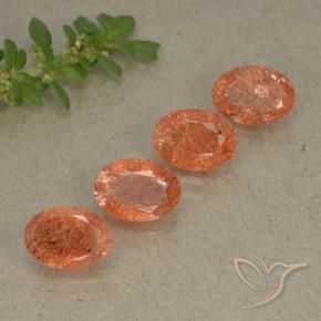 Shop natural 2.81ct グレープフルーツオレンジ サンストーン gems, 楕円形, from インド at GemSelect. In stock, global shipping!