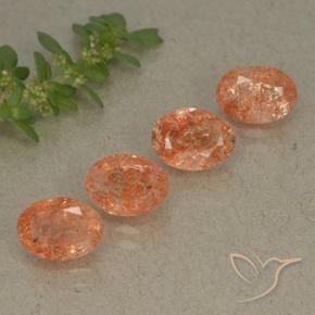 Shop natural 2.95ct グレープフルーツオレンジ サンストーン gems, 楕円形, from インド at GemSelect. In stock, global shipping!