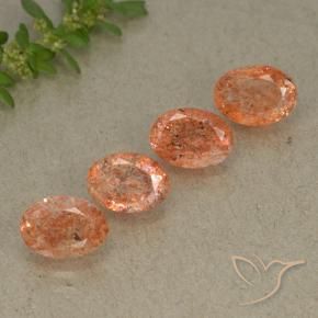 Shop natural 3.58ct 赤みがかったオレンジ サンストーン gems, 楕円形, from インド at GemSelect. In stock, global shipping!