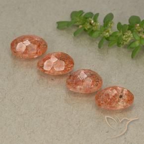 Shop natural 3.58ct 赤みがかったオレンジ サンストーン gems, 楕円形, from インド at GemSelect. In stock, global shipping!