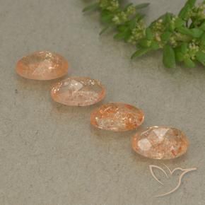 Shop natural 2.94ct ライトオレンジ サンストーン gems, 楕円形, from インド at GemSelect. In stock, global shipping!