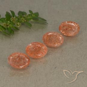 Shop natural 3.58ct 赤みがかったオレンジ サンストーン gems, 楕円形, from インド at GemSelect. In stock, global shipping!
