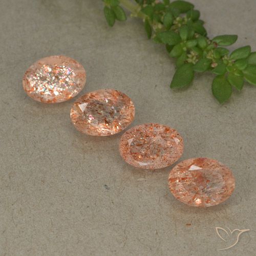 Shop natural 3.39ct 薄いタイガーオレンジ サンストーン gems, 楕円形, from インド at GemSelect. In stock, global shipping!