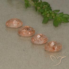 Shop natural 3.39ct 薄いタイガーオレンジ サンストーン gems, 楕円形, from インド at GemSelect. In stock, global shipping!