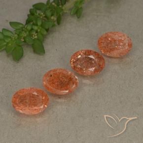 Shop natural 3.22ct グレープフルーツオレンジ サンストーン gems, 楕円形, from インド at GemSelect. In stock, global shipping!