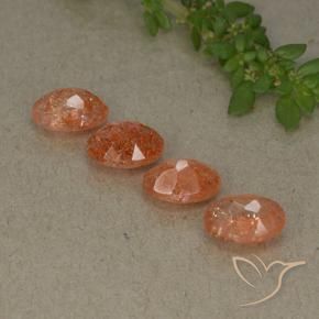 Shop natural 3.22ct グレープフルーツオレンジ サンストーン gems, 楕円形, from インド at GemSelect. In stock, global shipping!