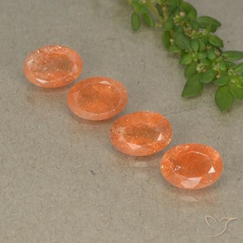 Shop natural 3.46ct ディープオレンジ サンストーン gems, 楕円形, from インド at GemSelect. In stock, global shipping!