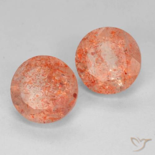 Shop natural 4.11ct グレープフルーツオレンジ サンストーン gems, ラウンド, from インド at GemSelect. In stock, global shipping!