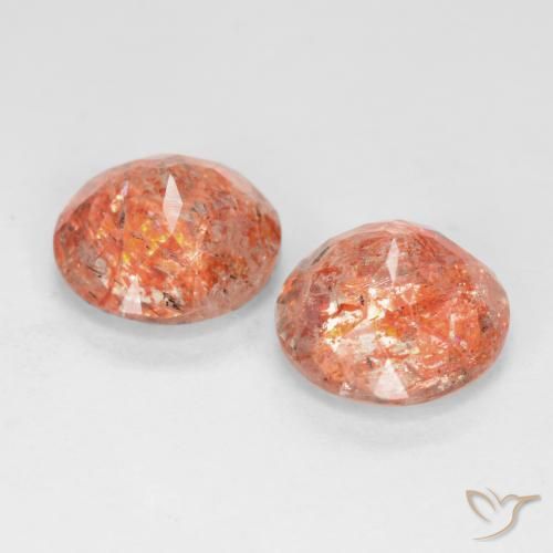 Shop natural 3.37ct 赤みがかったオレンジ サンストーン gems, ラウンド, from インド at GemSelect. In stock, global shipping!